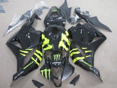 Best 2009-2012 Black Green Monster Honda CBR600RR Motorcycle Fairing Canada