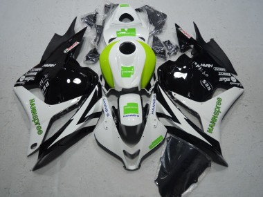 Best 2009-2012 Black White Green Hannspree Honda CBR600RR Moto Fairings Canada