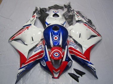 Best 2009-2012 White Blue Red Honda CBR600RR Bike Fairings Canada