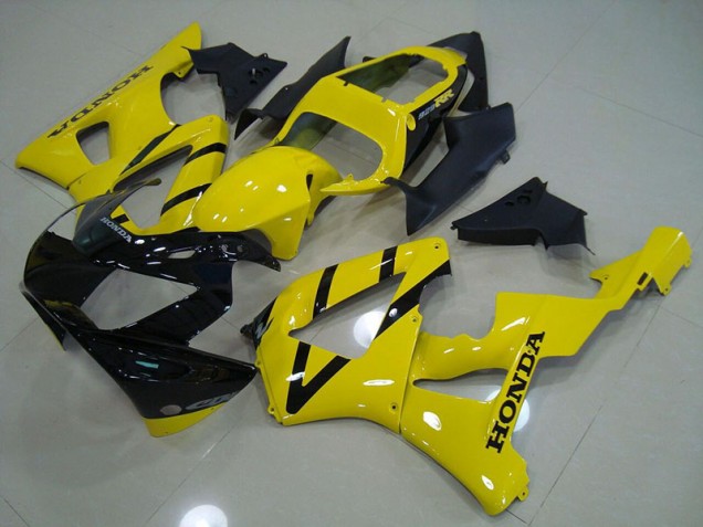 Best 2000-2001 Black Yellow Honda CBR900RR 929 Motor Fairings Canada