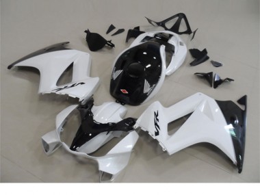 Best 2002-2013 White Black Honda VFR800 Bike Fairing Kit Canada