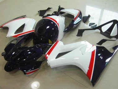 Best 2002-2013 White Blue Honda VFR800 Replacement Motorcycle Fairings Canada