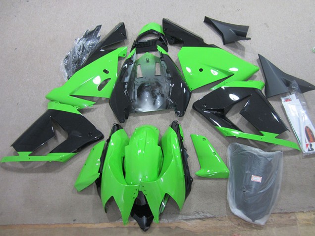 Best 2003-2005 Black Green Kawasaki ZX10R Moto Fairings Canada Best 2003-2005 Black Green Kawasaki ZX10R Moto Fairings Canada