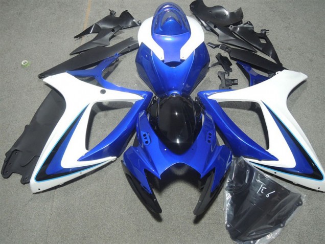 Best 2006-2007 Blue White Kawasaki ZX10R Bike Fairings Canada Best 2006-2007 Blue White Kawasaki ZX10R Bike Fairings Canada