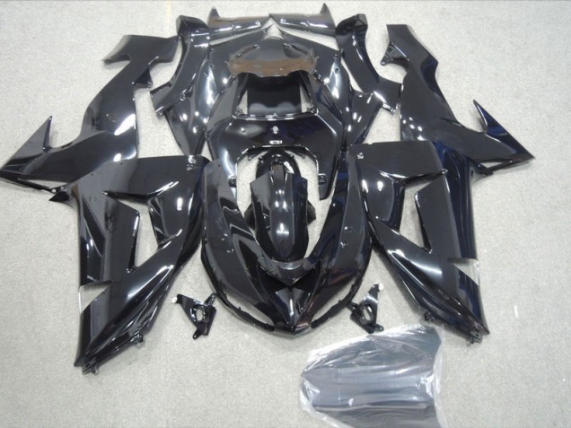 Best 2006-2007 Black Kawasaki ZX10R Replacement Motorcycle Fairings Canada