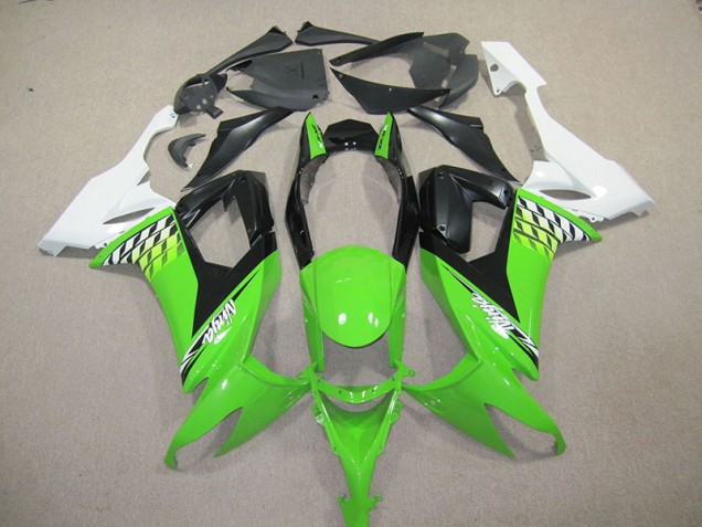Best 2008-2010 Black Green Ninja Kawasaki ZX10R Bike Fairings Canada
