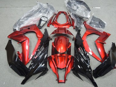 Best 2011-2015 Black Red Kawasaki ZX10R Moto Fairings Canada