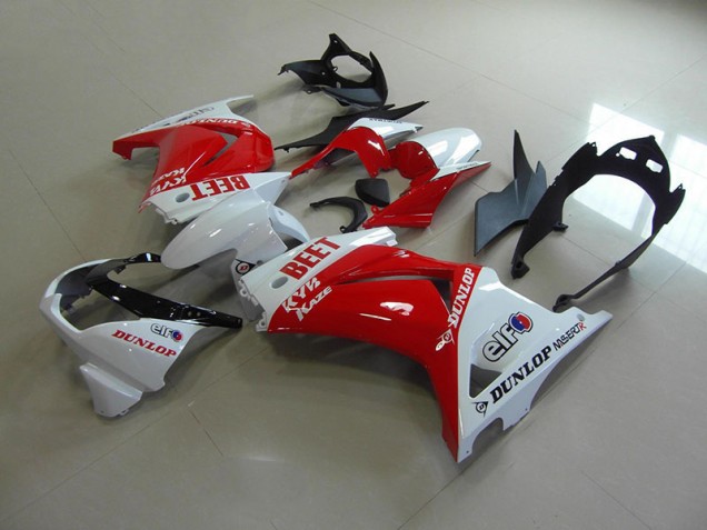 Best 2008-2012 Red White BEET Kawasaki ZX250R Motor Fairings Canada Best 2008-2012 Red White BEET Kawasaki ZX250R Motor Fairings Canada