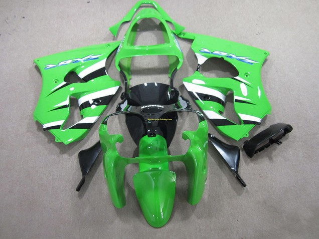 Best 2000-2002 Green Black White Kawasaki ZX6R Motorcycle Fairings & Bodywork Canada Best 2000-2002 Green Black White Kawasaki ZX6R Motorcycle Fairings & Bodywork Canada