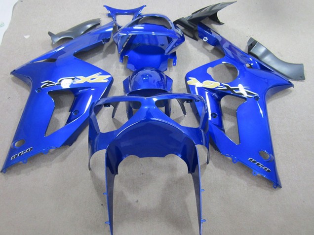 Best 2003-2004 Blue 636 Kawasaki ZX6R Motorcycle Fairing Kits Canada Best 2003-2004 Blue 636 Kawasaki ZX6R Motorcycle Fairing Kits Canada
