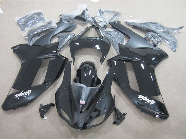 Best 2007-2008 Black Ninja Kawasaki ZX6R Motor Bike Fairings Canada Best 2007-2008 Black Ninja Kawasaki ZX6R Motor Bike Fairings Canada