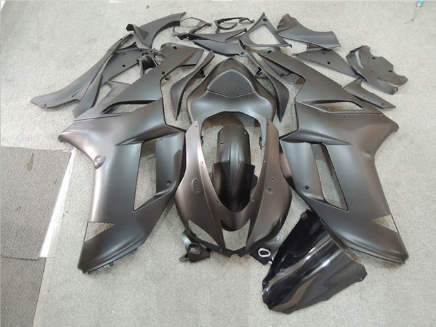 Best 2007-2008 Black Kawasaki ZX6R Motorcycle Fairing Kit Canada Best 2007-2008 Black Kawasaki ZX6R Motorcycle Fairing Kit Canada