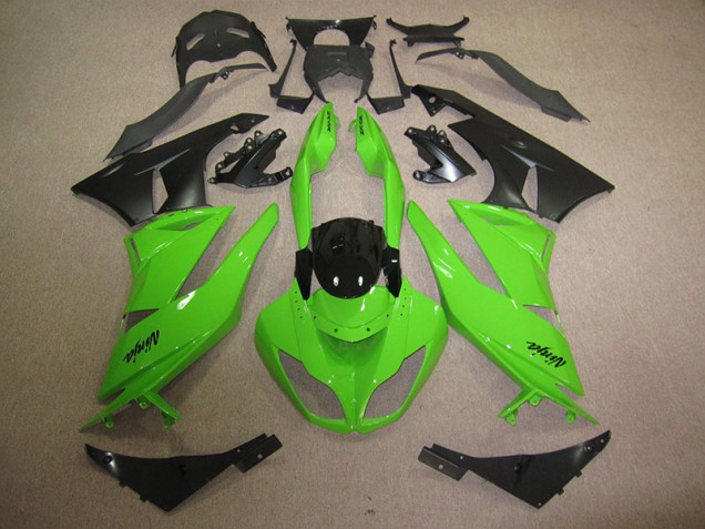 Best 2009-2012 Black Green Kawasaki ZX6R Motorbike Fairing Canada Best 2009-2012 Black Green Kawasaki ZX6R Motorbike Fairing Canada