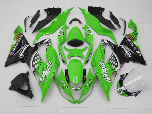 Best 2013-2018 Green Black 11 Kawasaki ZX6R Bike Fairing Canada Best 2013-2018 Green Black 11 Kawasaki ZX6R Bike Fairing Canada