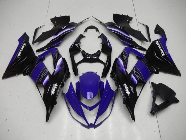 Best 2013-2018 Black Blue Kawasaki ZX6R Motorbike Fairing Canada Best 2013-2018 Black Blue Kawasaki ZX6R Motorbike Fairing Canada