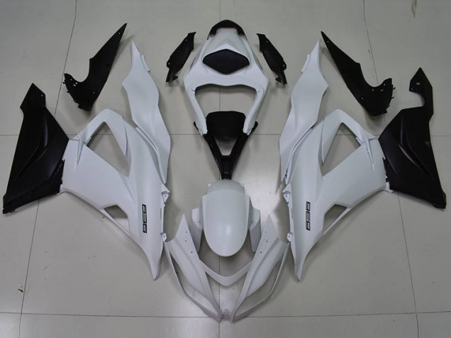 Best 2013-2018 White Black 636 Kawasaki ZX6R Motorbike Fairing Kits Canada Best 2013-2018 White Black 636 Kawasaki ZX6R Motorbike Fairing Kits Canada