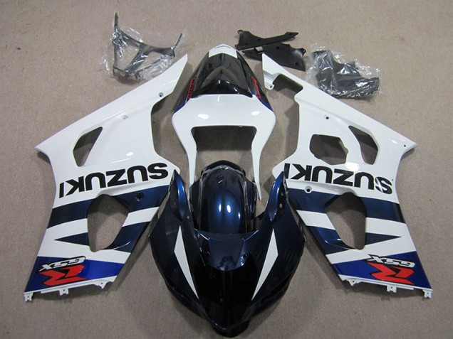 Best 2003-2004 White Blue Black Decal Suzuki GSXR1000 Bike Fairings Canada Best 2003-2004 White Blue Black Decal Suzuki GSXR1000 Bike Fairings Canada