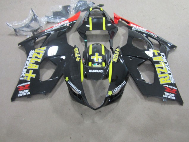 Best 2003-2004 Black Rizla Suzuki GSXR1000 Motorbike Fairing Kits Canada Best 2003-2004 Black Rizla Suzuki GSXR1000 Motorbike Fairing Kits Canada