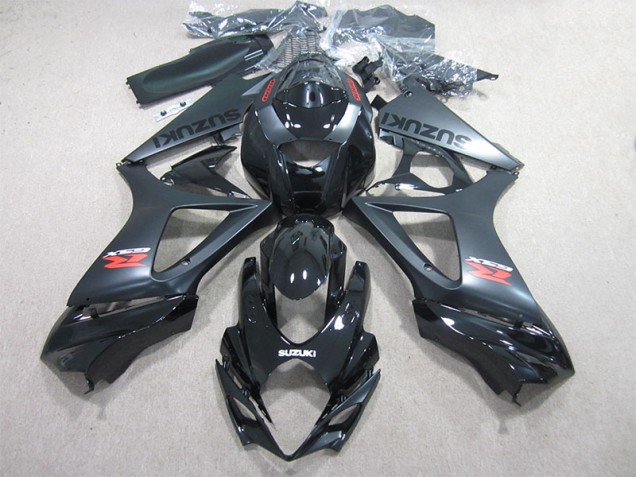 Best 2007-2008 Black Suzuki GSXR1000 Motorcycle Fairing Kits Canada Best 2007-2008 Black Suzuki GSXR1000 Motorcycle Fairing Kits Canada