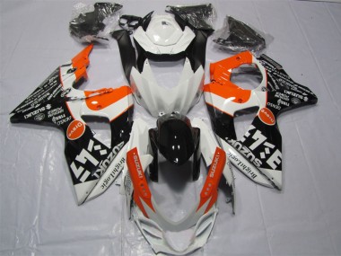 Best 2009-2016 White Black Orange Bright Logic Suzuki GSXR1000 Motor Bike Fairings Canada