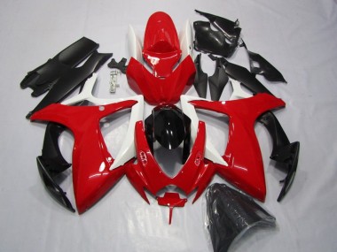 Best 2006-2007 Red Black Suzuki GSXR600 Motorcycle Replacement Fairings Canada