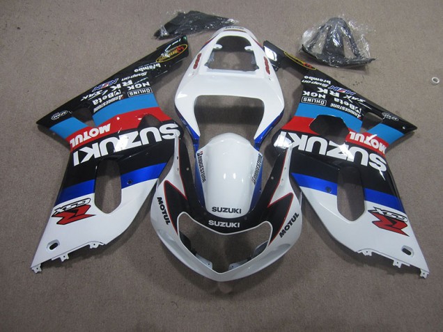 Best 2001-2003 White Blue Red Motul Suzuki GSXR750 Motorbike Fairing Canada Best 2001-2003 White Blue Red Motul Suzuki GSXR750 Motorbike Fairing Canada