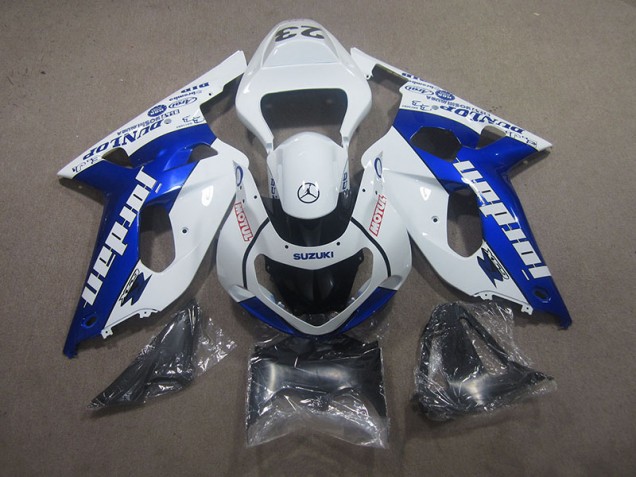 Best 2001-2003 White Blue Motul Suzuki GSXR750 Motorcycle Fairing Kit Canada Best 2001-2003 White Blue Motul Suzuki GSXR750 Motorcycle Fairing Kit Canada