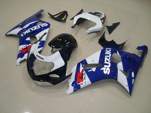 Best 2001-2003 Blue White Suzuki GSXR750 Motorbike Fairing Canada