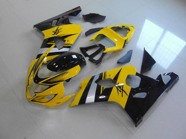 Best 2004-2005 Yellow Black Suzuki GSXR750 Moto Fairings Canada Best 2004-2005 Yellow Black Suzuki GSXR750 Moto Fairings Canada