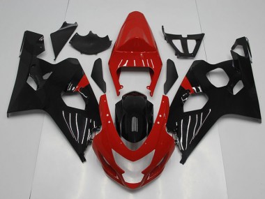 Best 2004-2005 Red Black Suzuki GSXR750 Motorcylce Fairings Canada