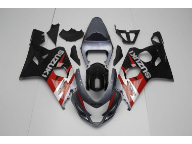 Best 2004-2005 Black Red Suzuki GSXR750 Bike Fairings Canada