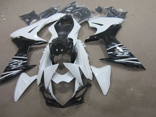 Best 2011-2021 White Black Suzuki GSXR750 Motorcycle Fairing Kit Canada