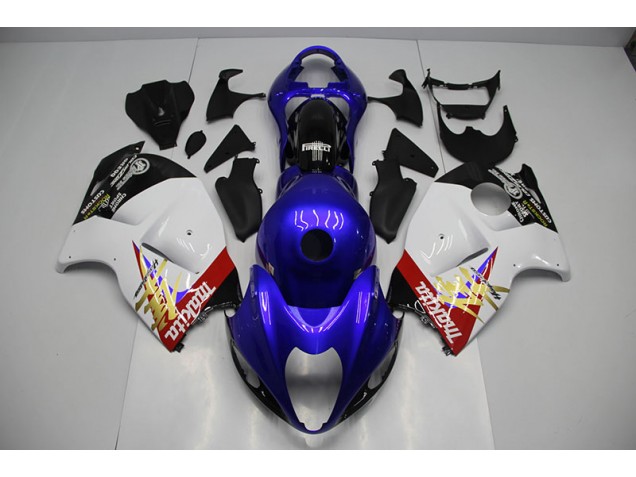 Best 1996-2007 Blue White Suzuki GSXR1300 Hayabusa Motor Bike Fairings Canada