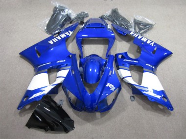 Best 1998-1999 Blue White Decal Yamaha YZF R1 Moto Fairings Canada