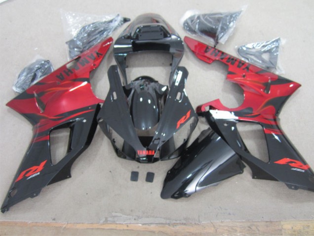 Best 2000-2001 Black Red Yamaha YZF R1 Motor Fairings Canada Best 2000-2001 Black Red Yamaha YZF R1 Motor Fairings Canada