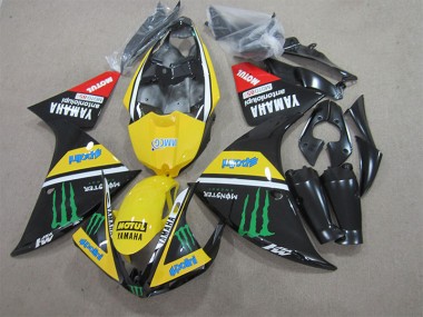 Best 2009-2011 Black Yellow Motul Monster Yamaha YZF R1 Bike Fairing Canada