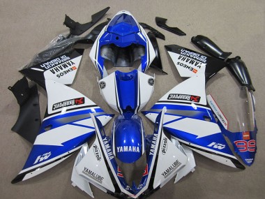 Best 2012-2014 Blue White Yamaha YZF R1 Motorbike Fairing Canada