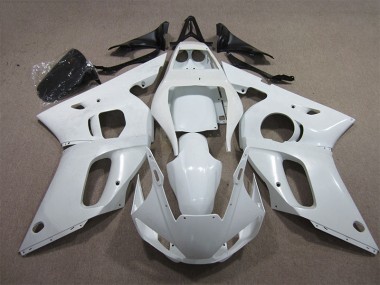 Best 1998-2002 White Yamaha YZF R6 Motorcycle Replacement Fairings Canada