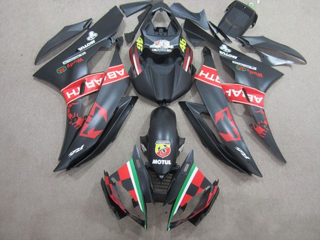 Best 2006-2007 Black Motul 46 Yamaha YZF R6 Moto Fairings Canada