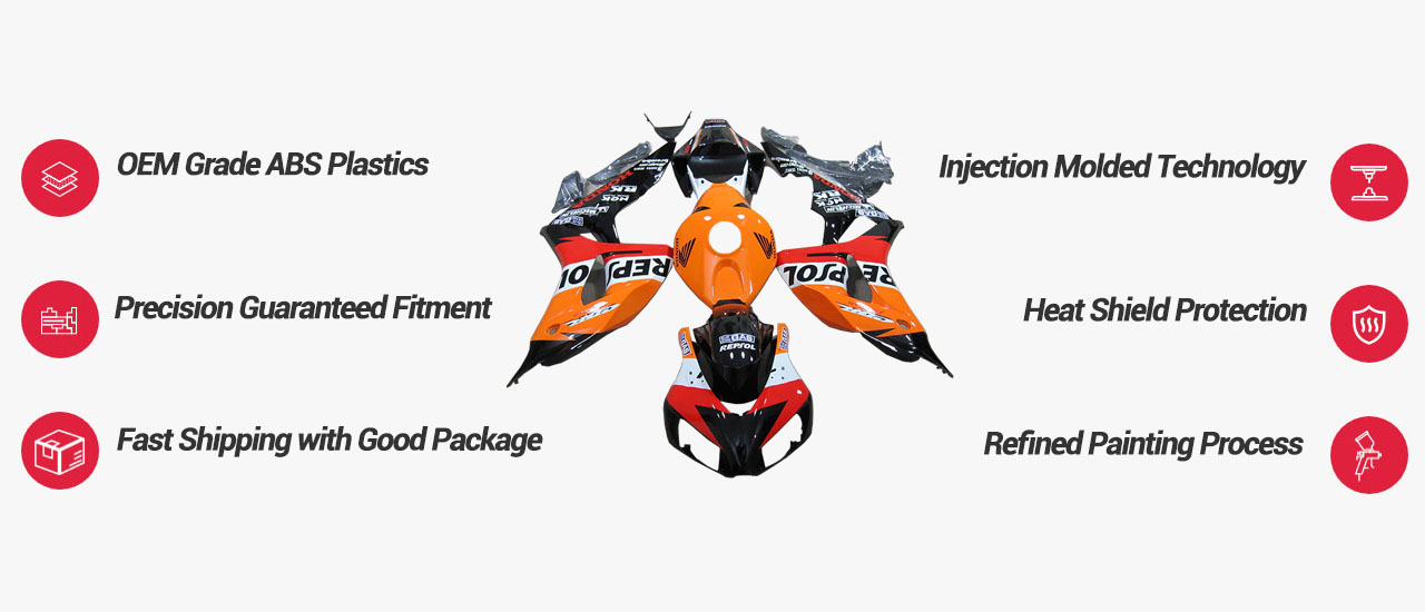 Best OEM Fitting Motorcycle Fairings Canada